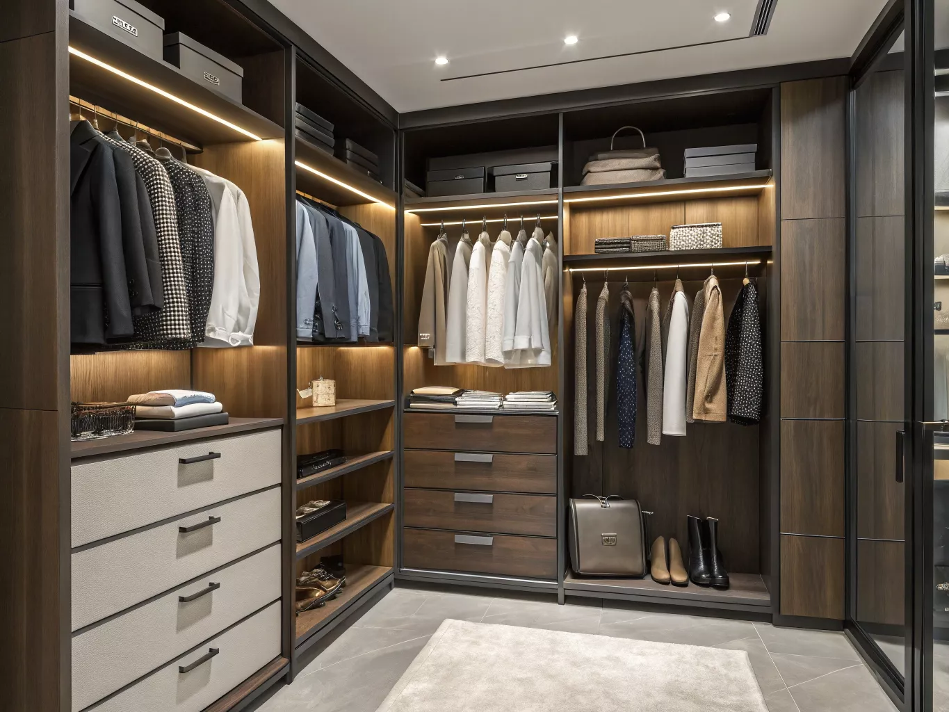 Voorbeeld van een op maat gemaakte kastindeling