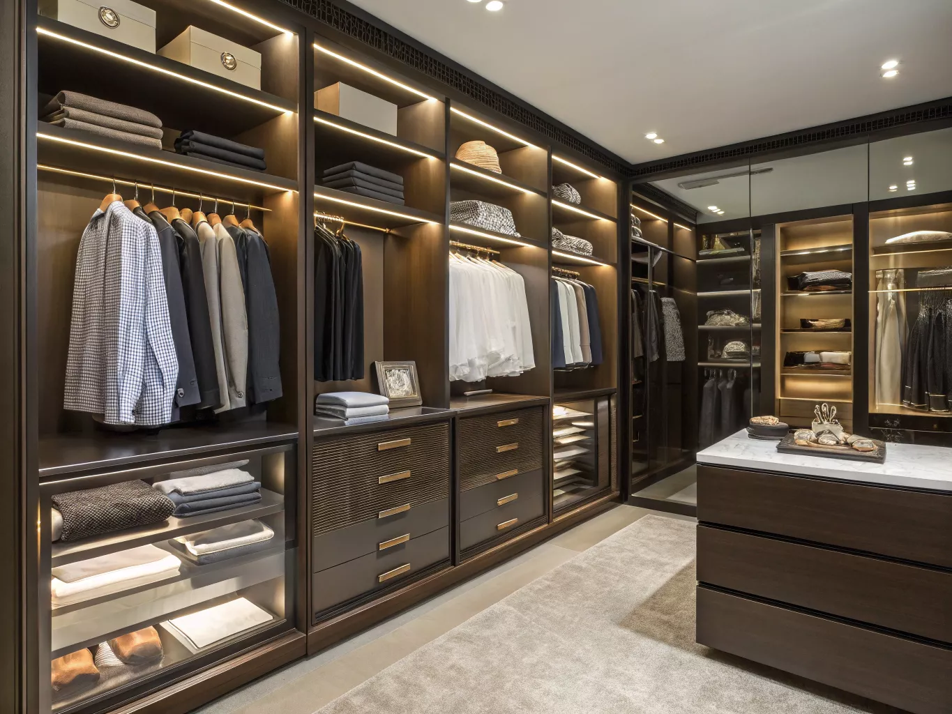 Detail van professionele kastafwerking